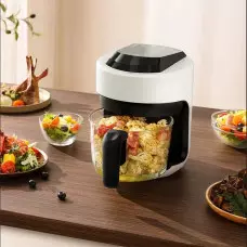 Бутиков Air Fryer 3,5 литра със стъклен корпус - 2000 W Бутиков Air Fryer 3,5 литра със стъклен корпус - 2000 W