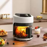Бутиков Air Fryer 3,5 литра със стъклен корпус - 2000 W Бутиков Air Fryer 3,5 литра със стъклен корпус - 2000 W