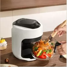 Бутиков Air Fryer 3,5 литра със стъклен корпус - 2000 W Бутиков Air Fryer 3,5 литра със стъклен корпус - 2000 W