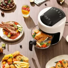Бутиков Air Fryer 3,5 литра със стъклен корпус - 2000 W Бутиков Air Fryer 3,5 литра със стъклен корпус - 2000 W