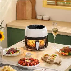 Уред за готвене с горещ въздух (6,5 литра, 2400 W) Уред за готвене с горещ въздух (6,5 литра, 2400 W)