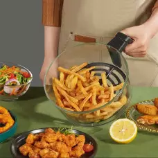 Уред за готвене с горещ въздух (6,5 литра, 2400 W) Уред за готвене с горещ въздух (6,5 литра, 2400 W)