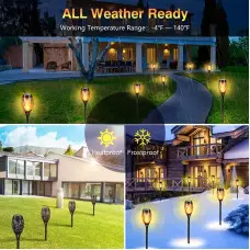 LED соларни лампа тип факла с пламъчен ефект LED соларни лампа тип факла с пламъчен ефект