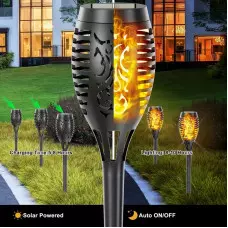 LED соларни лампа тип факла с пламъчен ефект LED соларни лампа тип факла с пламъчен ефект