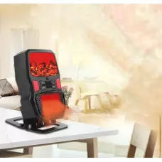 Мини електрически нагревател, имитиращ пламък от камина, 1000 W Мини електрически нагревател, имитиращ пламък от камина, 1000 W