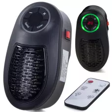 Мини електрически нагревател с дистанционно управление, 1000 W Мини електрически нагревател с дистанционно управление, 1000 W