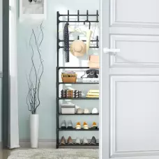 Мултифункционална закачалка с 5 рафта Мултифункционална закачалка с 5 рафта