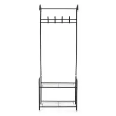 Мултифункционална закачалка с 2 рафта за обувки Мултифункционална закачалка с 2 рафта за обувки