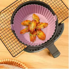 Силиконова подложка за фритюрник с диаметър 15 см. Силиконова подложка за фритюрник с диаметър 15 см.