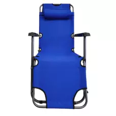 Сгъваем шезлонг с подвижна възглавница 178x60x90 см. Сгъваем шезлонг с подвижна възглавница 178x60x90 см.