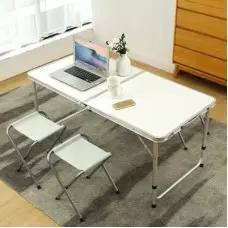 Сгъваем комплект за къмпинг - маса + 4 стола Сгъваем комплект за къмпинг - маса + 4 стола