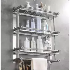 Органайзер за баня с 3 рафта Органайзер за баня с 3 рафта