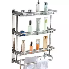 Органайзер за баня с 3 рафта Органайзер за баня с 3 рафта