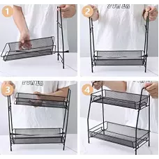 Метален органайзер на 2 нива Метален органайзер на 2 нива