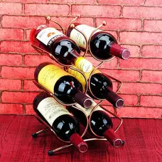 Стойка за 6 бутилки вино Стойка за 6 бутилки вино