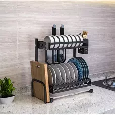 Мултифункционален органайзер за кухня на 2 нива