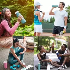 Силиконова сгъваема бутилка Силиконова сгъваема бутилка