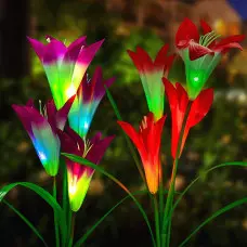 Градинска соларна лампа - лилиум Градинска соларна лампа - лилиум