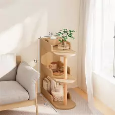 Масивна етажерка с 3 рафта