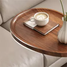 Масичка с масивна стойка и ПДЧ плот