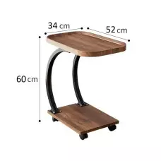 Странична масичка от масивно дърво в минималистичен стил Странична масичка от масивно дърво в минималистичен стил