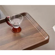 Странична масичка от масивно дърво в минималистичен стил Странична масичка от масивно дърво в минималистичен стил