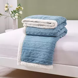 Супер топло одеяло с плюшено кадифе