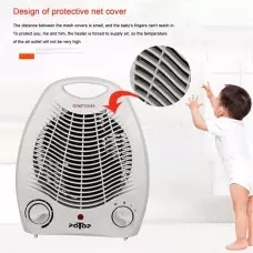 Електрическа вентилаторна печка с 2 степени, 2000W Електрическа вентилаторна печка с 2 степени, 2000W