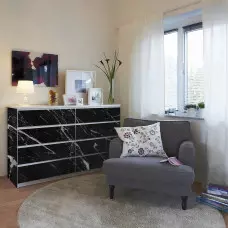 Самозалепващо фолио – черен мрамор Самозалепващо фолио – черен мрамор