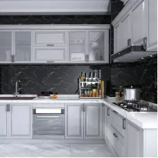 Самозалепващо фолио – черен мрамор Самозалепващо фолио – черен мрамор