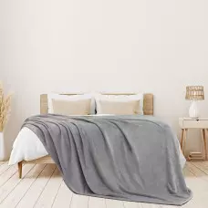 200 х 150 Поларено одеяло сиво 200 х 150 Поларено одеяло сиво