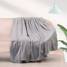 200 х 150 Поларено одеяло сиво 200 х 150 Поларено одеяло сиво