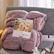 Двулицево одеяло от шерпа Двулицево одеяло от шерпа