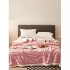 Плюшено топло одеяло - розово Плюшено топло одеяло - розово