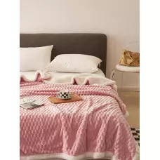 Плюшено топло одеяло - розово Плюшено топло одеяло - розово