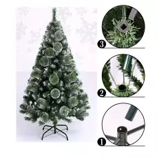 Изкуствена Коледна елха със заснежени върхове Изкуствена Коледна елха със заснежени върхове