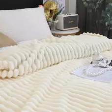 200 х 230 Поларено одеяло - Бяло 200 х 230 Поларено одеяло - Бяло