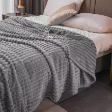200 x 230 плюшено одеяло – Сиво 200 x 230 плюшено одеяло – Сиво