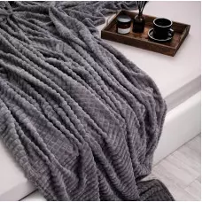 200 x 230 плюшено одеяло – Сиво 200 x 230 плюшено одеяло – Сиво
