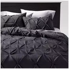 Луксозен спален комплект от 6 части – Черен Луксозен спален комплект от 6 части – Черен