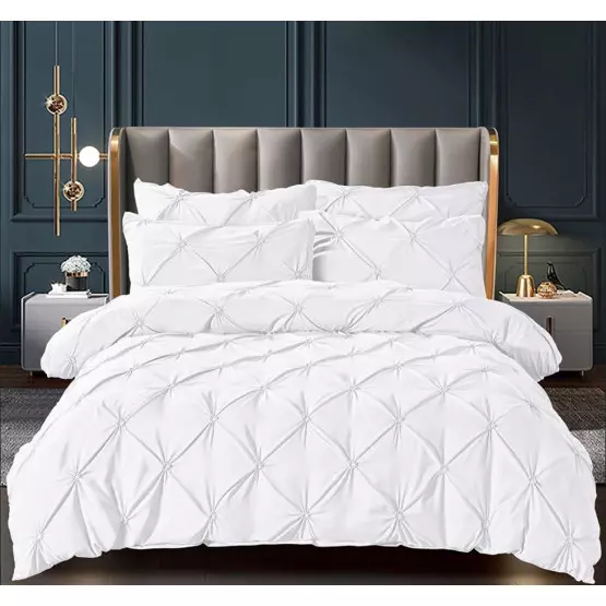 Луксозен спален комплект от 6 части – Бял