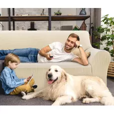 Стилен калъф за диван - Бежов Стилен калъф за диван - Бежов