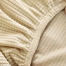 Стилен калъф за ъглов диван - Бежов Стилен калъф за ъглов диван - Бежов