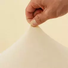 Кадифен калъф за фотьойл - Кремав Кадифен калъф за фотьойл - Кремав