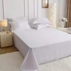 Луксозен спален комплект с бродерия от 6 части – Бял Луксозен спален комплект с бродерия от 6 части – Бял