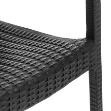 Стилен градински стол - Черен Стилен градински стол - Черен