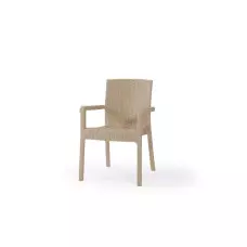 Стилен градински стол - Бежов Стилен градински стол - Бежов