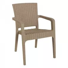 Стилен градински стол - Бежов Стилен градински стол - Бежов