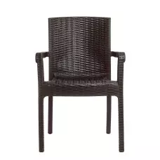 Стилен градински стол - Кафяв Стилен градински стол - Кафяв