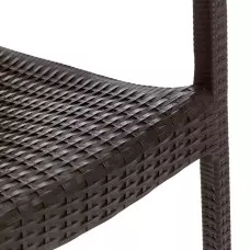 Стилен градински стол - Кафяв Стилен градински стол - Кафяв